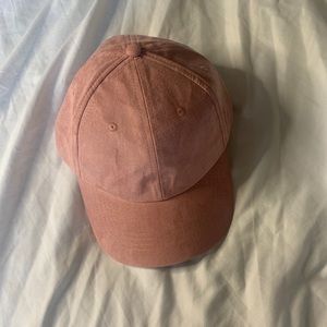 Pink velvet hat